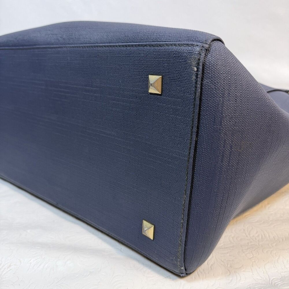 Dagne Dover Signature Navy Tote READ DAMAGE - Picture 12 of 16